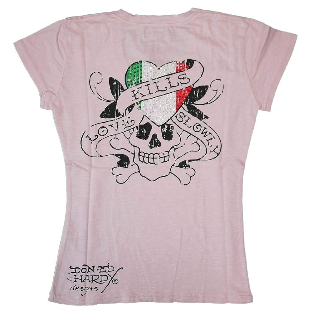 Amazon.co.jp: (Ed Hardy)エドハーディー Tシャツ レディース